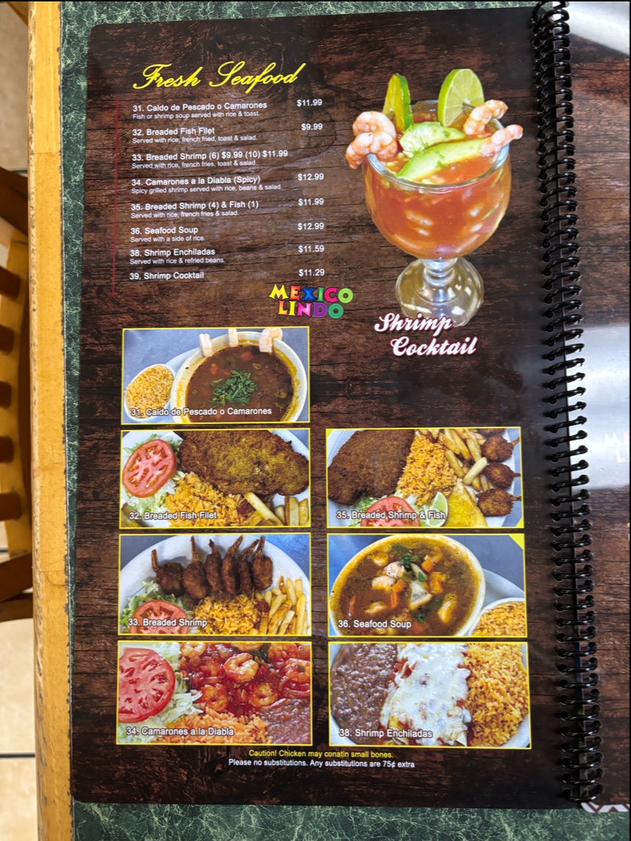 Taqueria Mexico Lindo Menu - Image 6